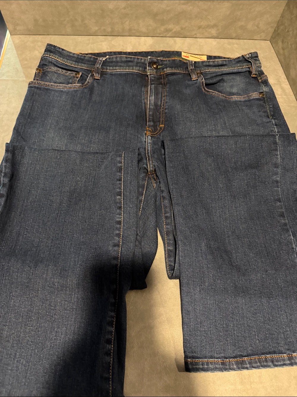Orvis Dark Blue Straight Jeans 38x34